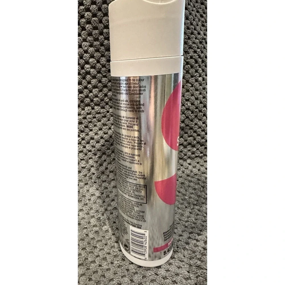 S-FACTOR TIGI SERIOUS SHAMPOO‎ SENSATIONAL FOR REPAIR DAMAGED HAIR -8.45 OZ